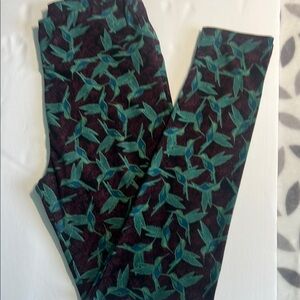 LuLaRoe Bird Pattern Leggings